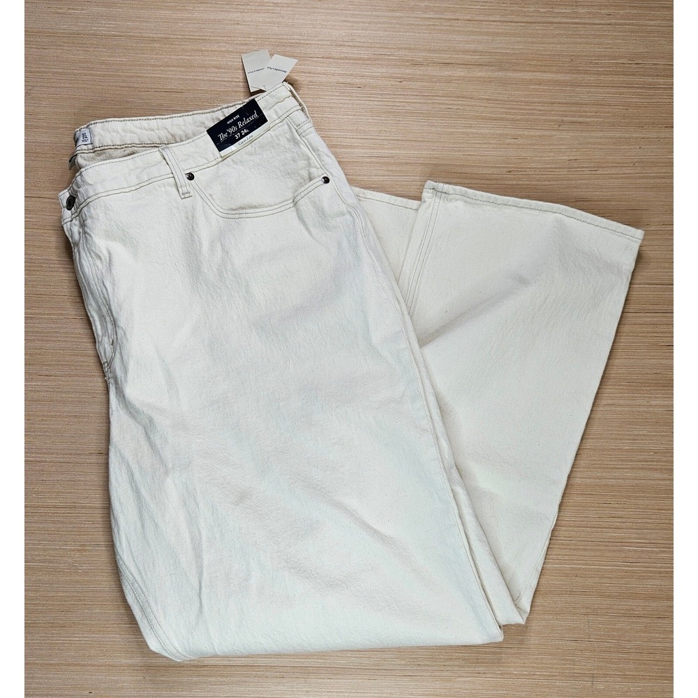 Abercrombie & Fitch‎ The 90s Relaxed Jeans Women 37L Cream Curve Love High Rise